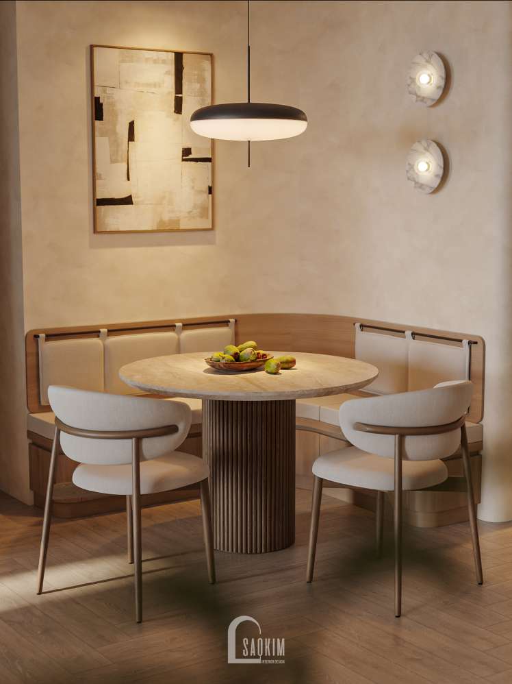 Thiết kế căn hộ phòng bếp đơn giản tại dự án Viha Complex